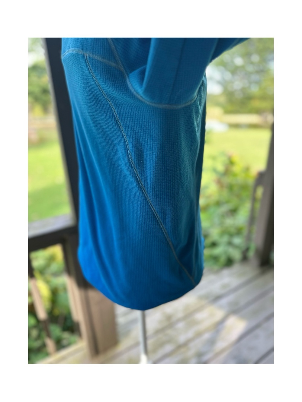 Columbia Teal Blue Half-Zip Performance Pullover Size Medium - Picture 5 of 10